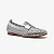 Mocassim Feminino Flora Couro Prata/ Democrata - Imagem 2
