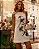 Vestido Stripe Flower Black Off White/ Murau - Imagem 1