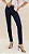 Calça Skinny Andreia Cós Intermediário Color Azul Marinho/ Morena Rosa - Imagem 2