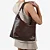 Bolsa Hobo Marrom Florença Couro/ Jorge Bischoff - Imagem 2