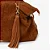 Bolsa Tote/ Marrom Caramelo/ Couro Croco e Camurça/ Jorge Bischoff - Imagem 3