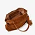 Bolsa Tote/ Marrom Caramelo/ Couro Croco e Camurça/ Jorge Bischoff - Imagem 4
