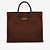Bolsa Tote Bag/ Marsala e Café/ Jorge Bischoff - Imagem 5
