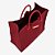 Bolsa Tote Bag/ Marsala e Café/ Jorge Bischoff - Imagem 3