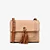 Bolsa Transversal em Couro/ Nude Natural Marrom/ Jorge Bischoff - Imagem 1