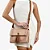 Bolsa Transversal em Couro/ Nude Natural Marrom/ Jorge Bischoff - Imagem 2