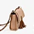 Bolsa Transversal em Couro/ Nude Natural Marrom/ Jorge Bischoff - Imagem 3