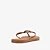 Kit Flat E Necessaire Marrom Caramelo Tecido Knit/ Jorge Bischoff - Imagem 3