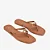 Kit Flat E Necessaire Marrom Caramelo Tecido Knit/ Jorge Bischoff - Imagem 4