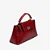 Bolsa Satchel Vinho Cabernet Couro/ Jorge Bischoff - Imagem 2