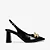 Slingback Preto Couro Verniz/ Jorge Bischoff - Imagem 1