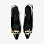 Slingback Preto Couro Verniz/ Jorge Bischoff - Imagem 3
