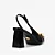 Slingback Preto Couro Verniz/ Jorge Bischoff - Imagem 4