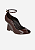 Scarpin Anabela Em Verniz Marrom/ Luiza Barcelos - Imagem 2