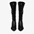 Bota Cano Alto Preto Couro/ Jorge Bischoff - Imagem 4