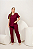 Conjunto Scrub Básico Gabardine Vinho - Imagem 3