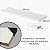 Prateleira De Mdf Branca Fosca 80x20 Kit C/ 3 Und Flutuante - Imagem 3