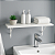 1 Prateleiras 70x25 Decoração Mdf Branca Mão Francesa - Imagem 1