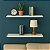 Prateleira De Mdf Branca Fosca 35x20 Kit C/ 2 Und Flutuante - Imagem 1