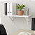 Prateleira Branca 70x30 Mão Francesa - Decoração - Imagem 1