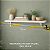 Kit 2 Prateleira Decoração 130x40 Mdf Branca Mão Francesa - Imagem 5