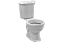 BACIA CAIXA ACOPLAR LUZARTE AC.SIMPLES 6L PORTO BRANCO - Imagem 1