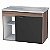 GABINETE MADEIRA COZIMAX DALIA 60CM PRETO/TAMARINDO - Imagem 1