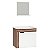 GABINETE MADEIRA COZIMAX JASMIN 60CM BRANCO/TAMARINDO - Imagem 1