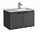 GABINETE MADEIRA COZIMAX MIDE PRETO 60CM - Imagem 1