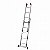 ESCADA EXTENSIVEL 5X2 DEGRAUS ALUMINIO ESC0614 BTF - Imagem 1