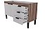 BALCAO COZIMAX FLAMINGO 1.20M BRANCO - Imagem 2