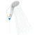 CHUVEIRO ELETRICO ZAGONEL SUBLIME BRANCO ELETRONICO 4400W 220V - Imagem 2