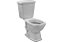 BACIA CAIXA ACOPLAR LUZARTE 3/6L VISEU BRANCO AC.DUPLO - Imagem 1