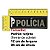 Patch Emborrrachado Tarjeta Polícia Caveira - Imagem 3