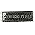 Patch Emborrrachado Tarjeta Polícia Penal Caveira - Imagem 1