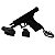 Chaveiro Mini Glock - Imagem 2