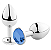 Plug Anal com Joia em Alumínio Pequeno – Acessório Íntimo | 3R Import - Imagem 4