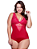 Body PLus Size sem Bojo Rendado - Imagem 1