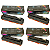 Kit Toners Para Hp Cb540/1/2/3 Ce320/1/2/3 Cf210/1/2/3 Smart - Imagem 1