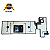 Caixa absorvente de Tinta Brother HL-T4000dw MFC-T4500dw MFC-J6540dw MFC-J6545dw D01LPB001 Original - Imagem 2