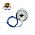 Embreagem Clutch Brother DCP-L2540dw DCP-7065dn LY2144001 Original - Imagem 2