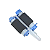 Rolete Pickup papel HP M552 M577 M652 M653 E67550 Original - Imagem 3