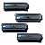 Kit 4 Toners para HP E55040 E57540 E55040DW B/C/Y/M ClasseA - Imagem 3