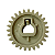 Engrenagem Rolo Pressor Para Hp P2035 P2055 Ru6-0690 Premium - Imagem 1