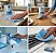 Pano Multiuso Rolo Azul 20x40cm 600 Unidades 240m Life Clean - Imagem 2