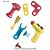 Kit Ferramentas Brinquedo Oficina Capacete Amarelo 9 Peças - Imagem 4