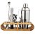 Kit Bartender Coqueteleira Drinks Aço Inox 750ml Caipirinha - Imagem 1