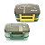 Marmita Dieta 2 Andares 1400ml Travas Divisoria Talheres - Imagem 16