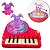 Teclado Piano Musical Infantil Bate E Volta Luz E Som Pilha - Imagem 3