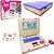 Notebook de Brinquedo Infantil Interativo Musical Luzes Som - Imagem 1